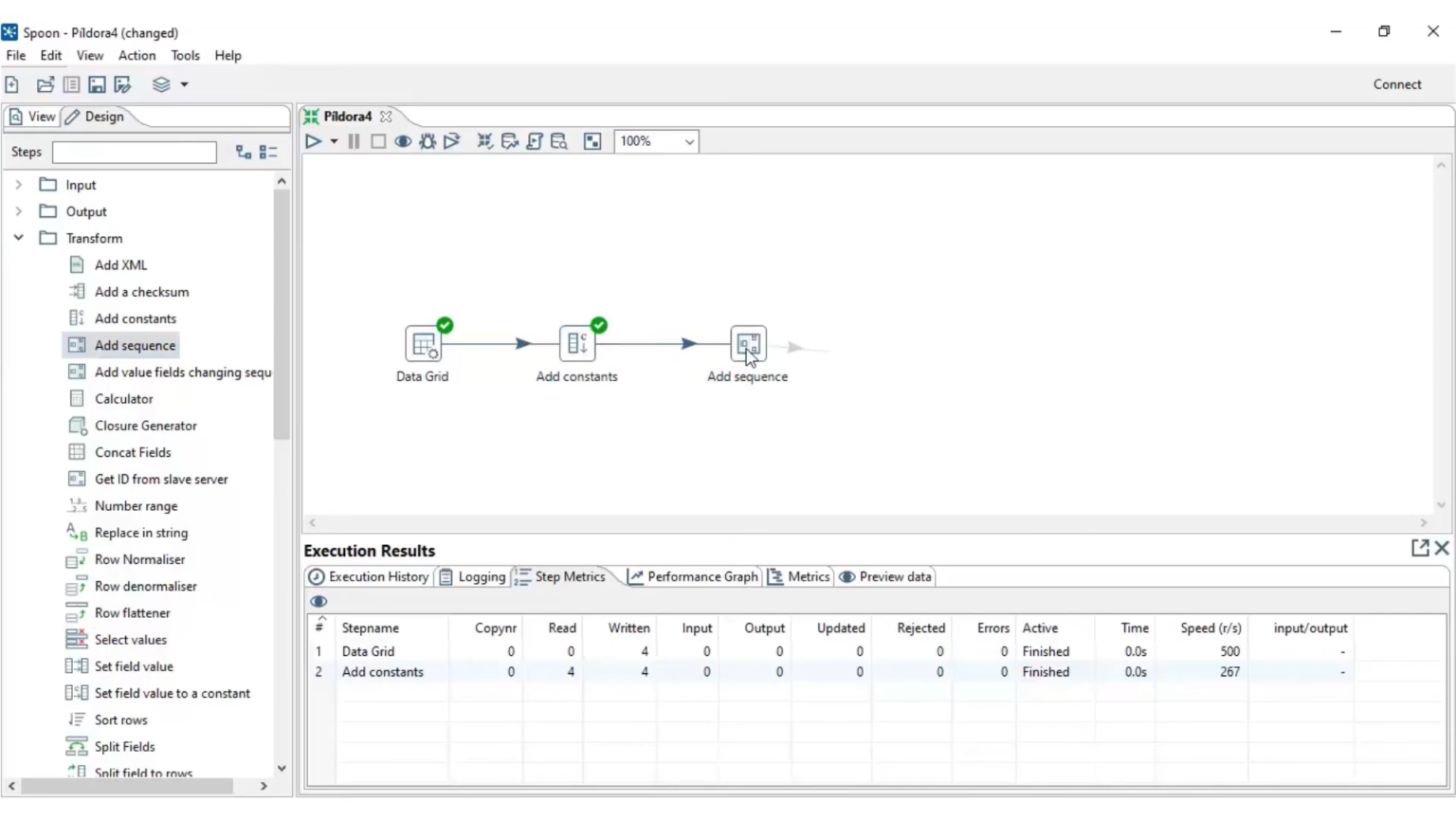 ¿Cómo añadir constantes y secuencias en Pentaho? - Itop Academy